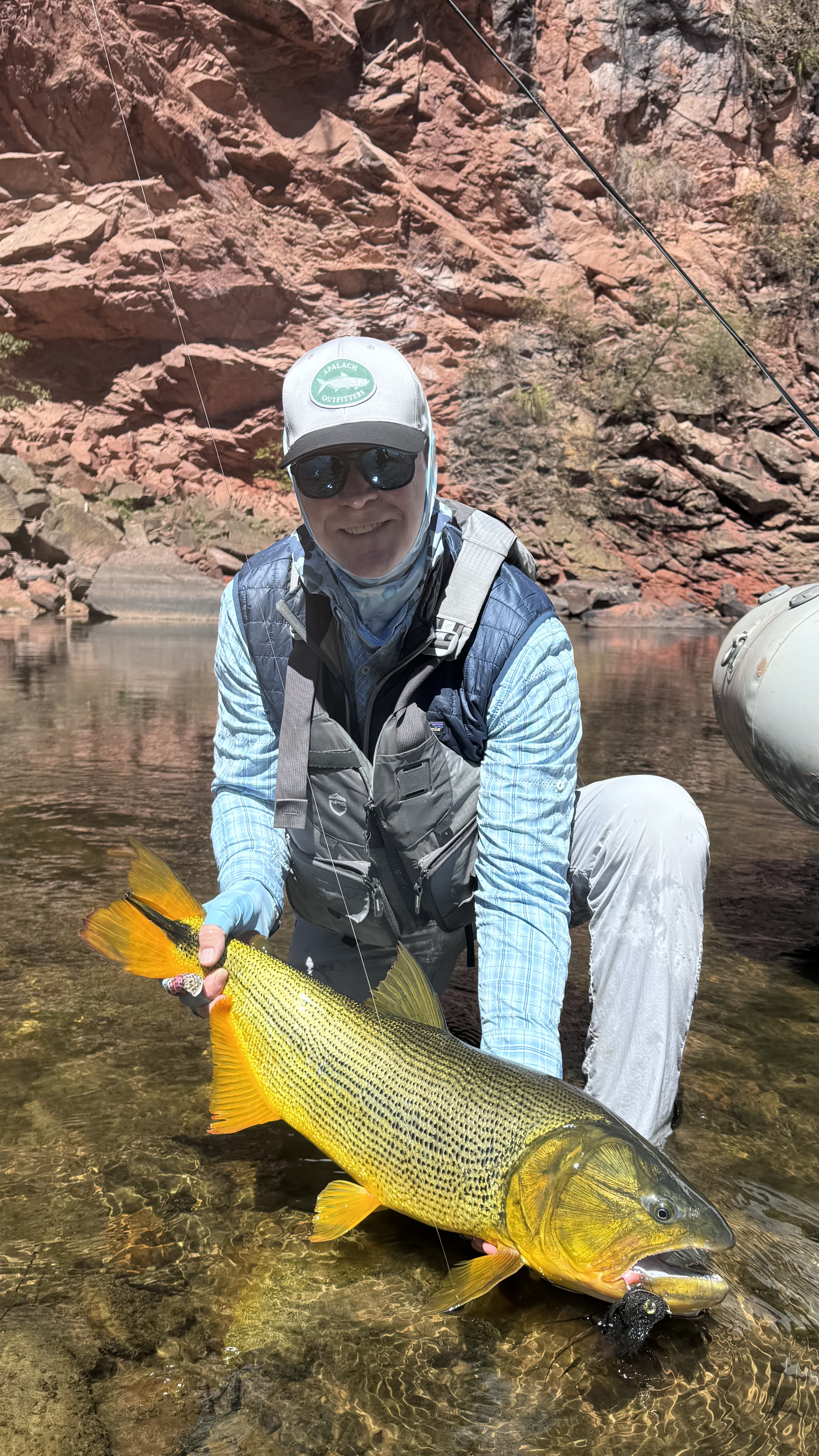 Pat with one of his two dorado of the third day