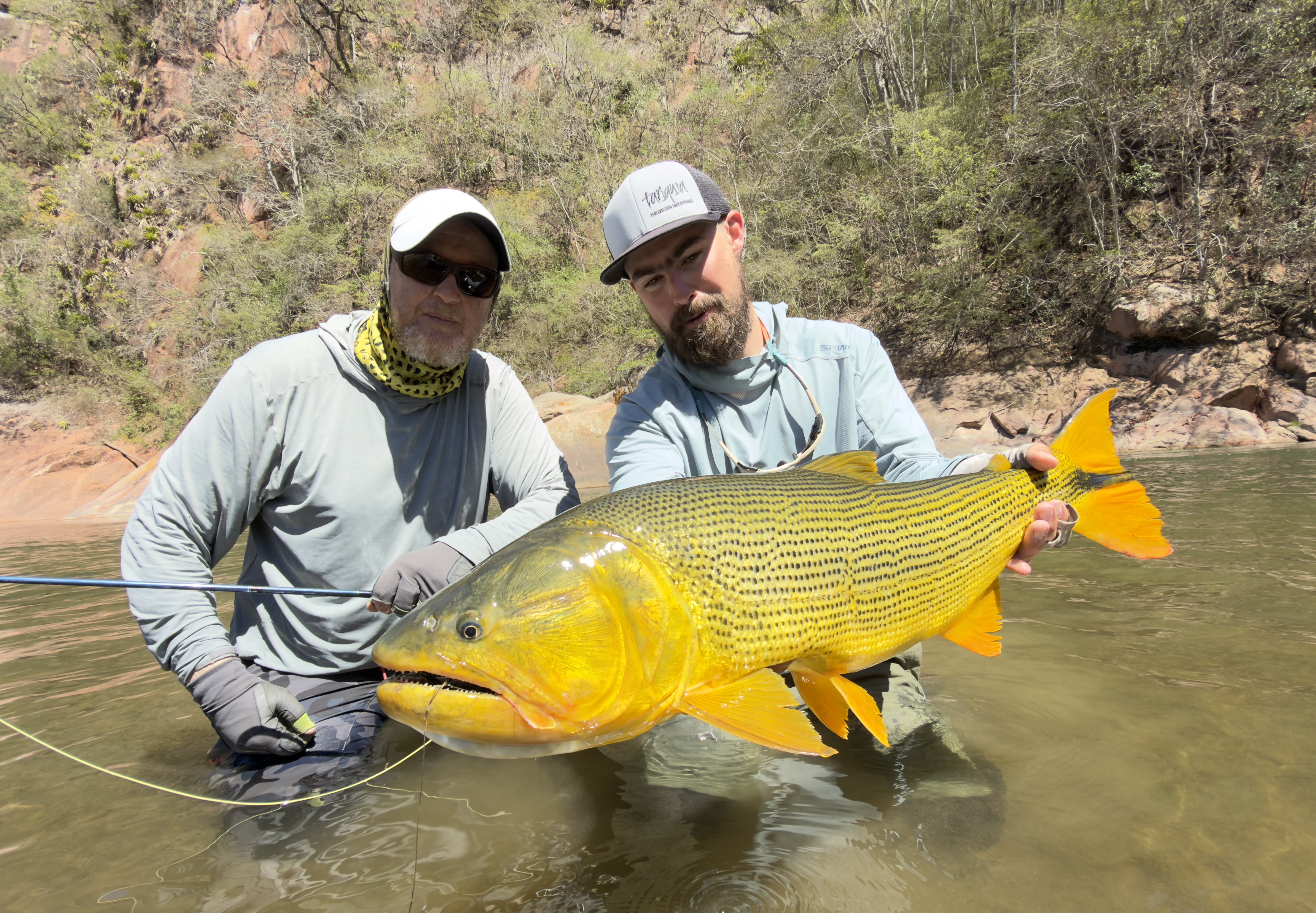 Oleg with one of the better dorado of the first day