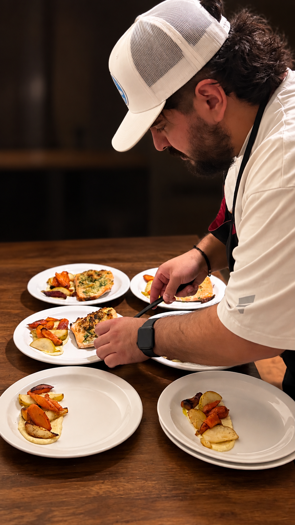 Chef preparing an outstanding meal