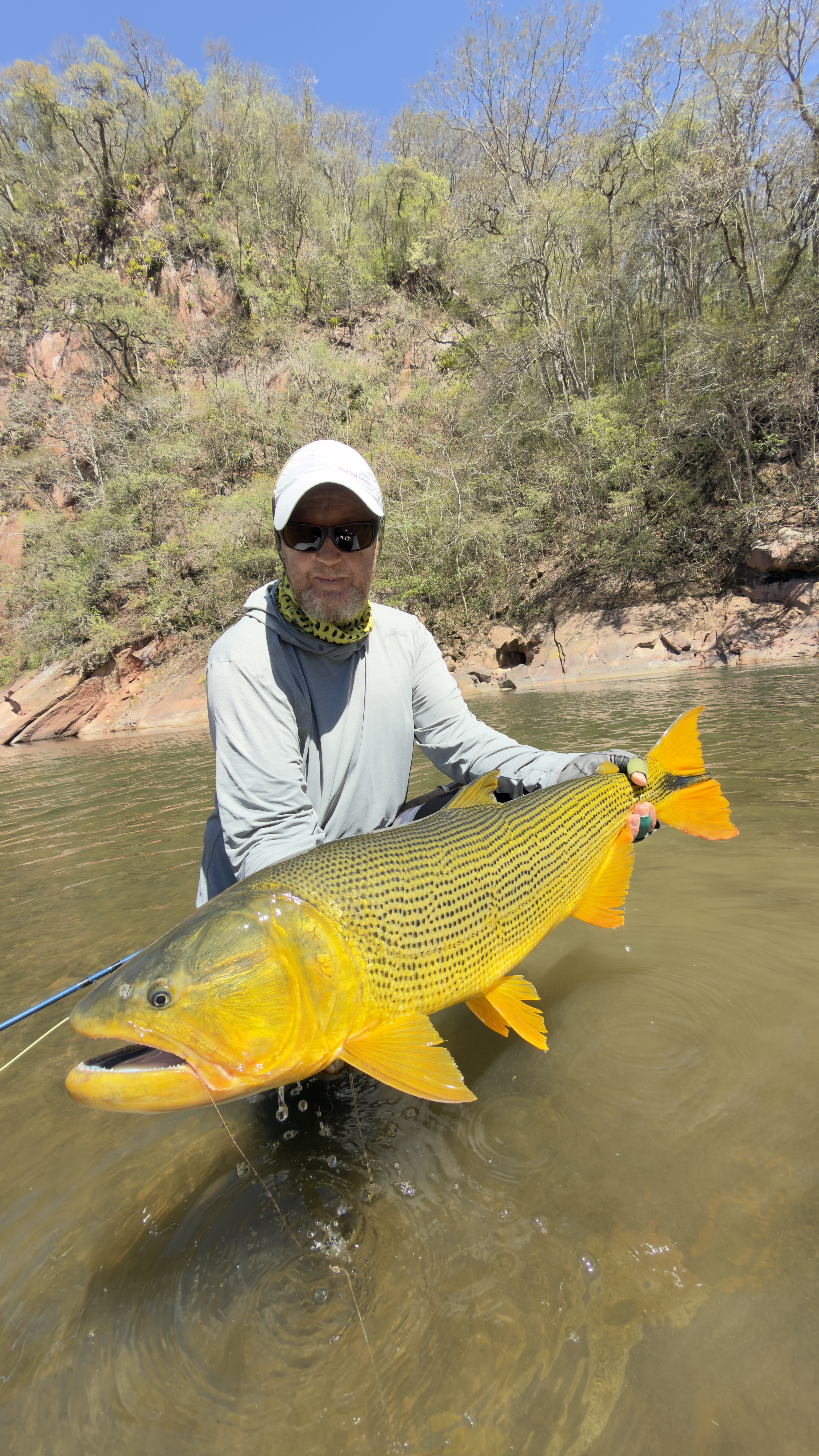 Oleg with one of his two dorado of the fourth day