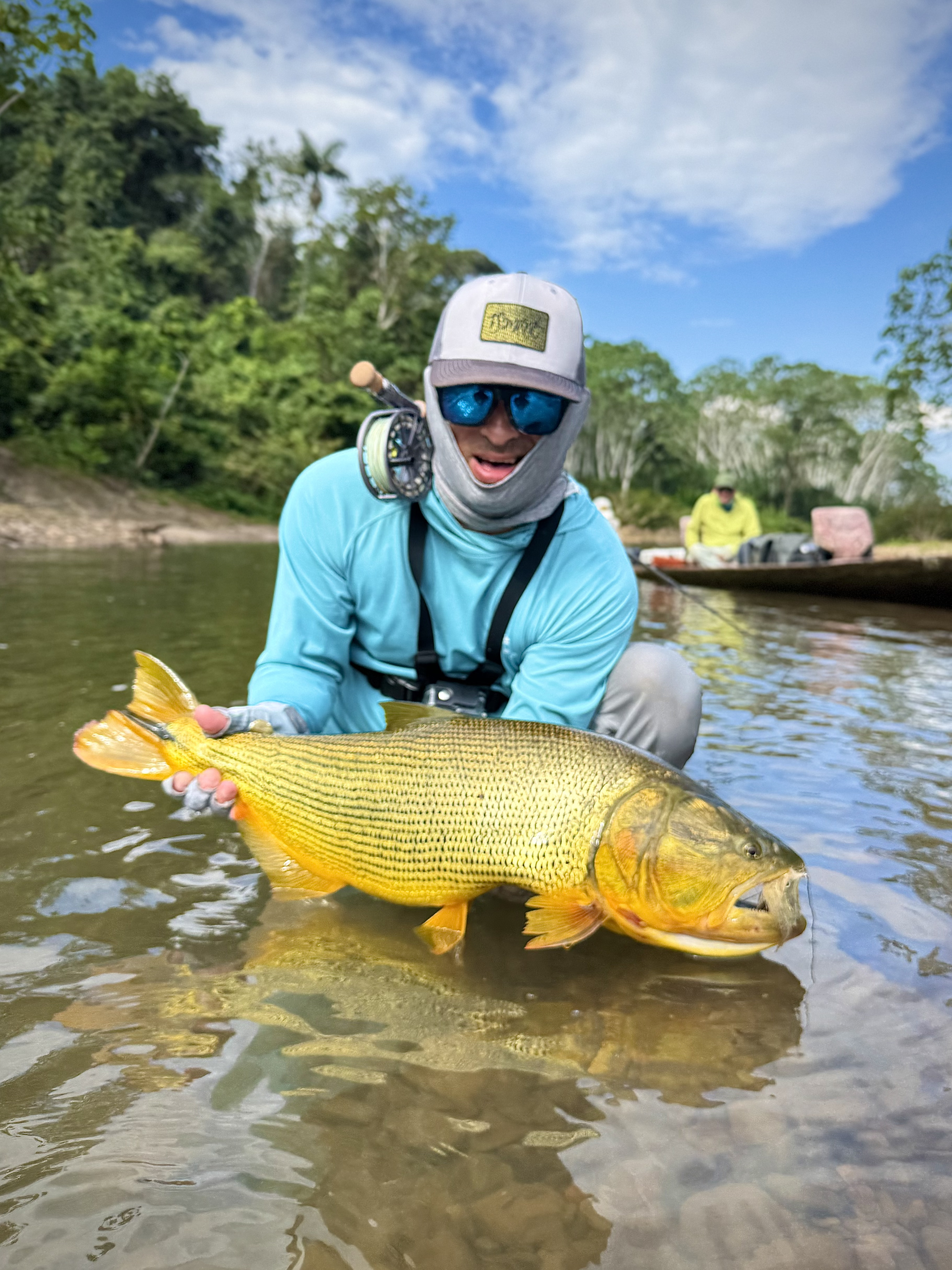 Randy with the largest dorado of the week