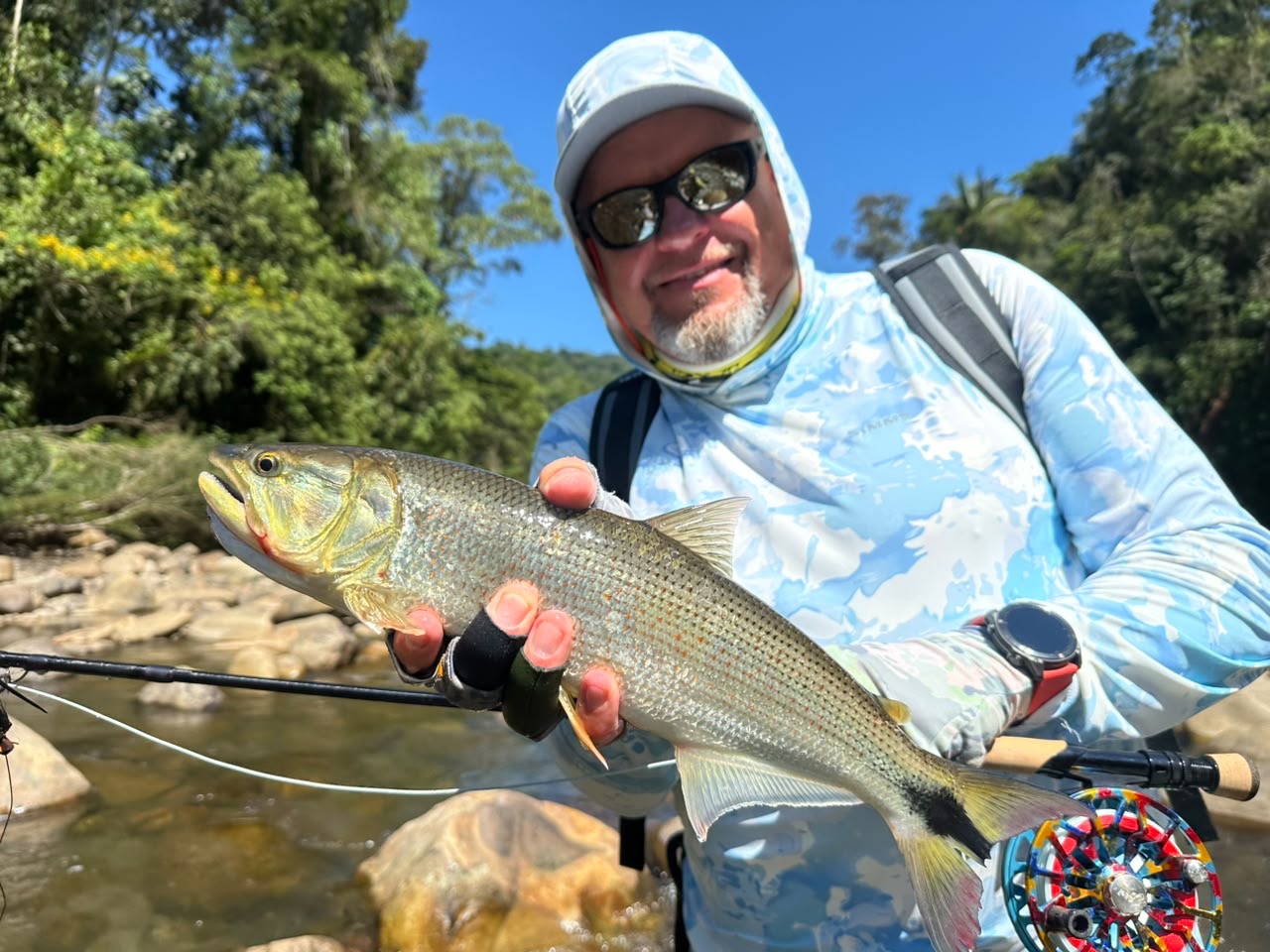 An angler with one of the week&rsquo;s fish
